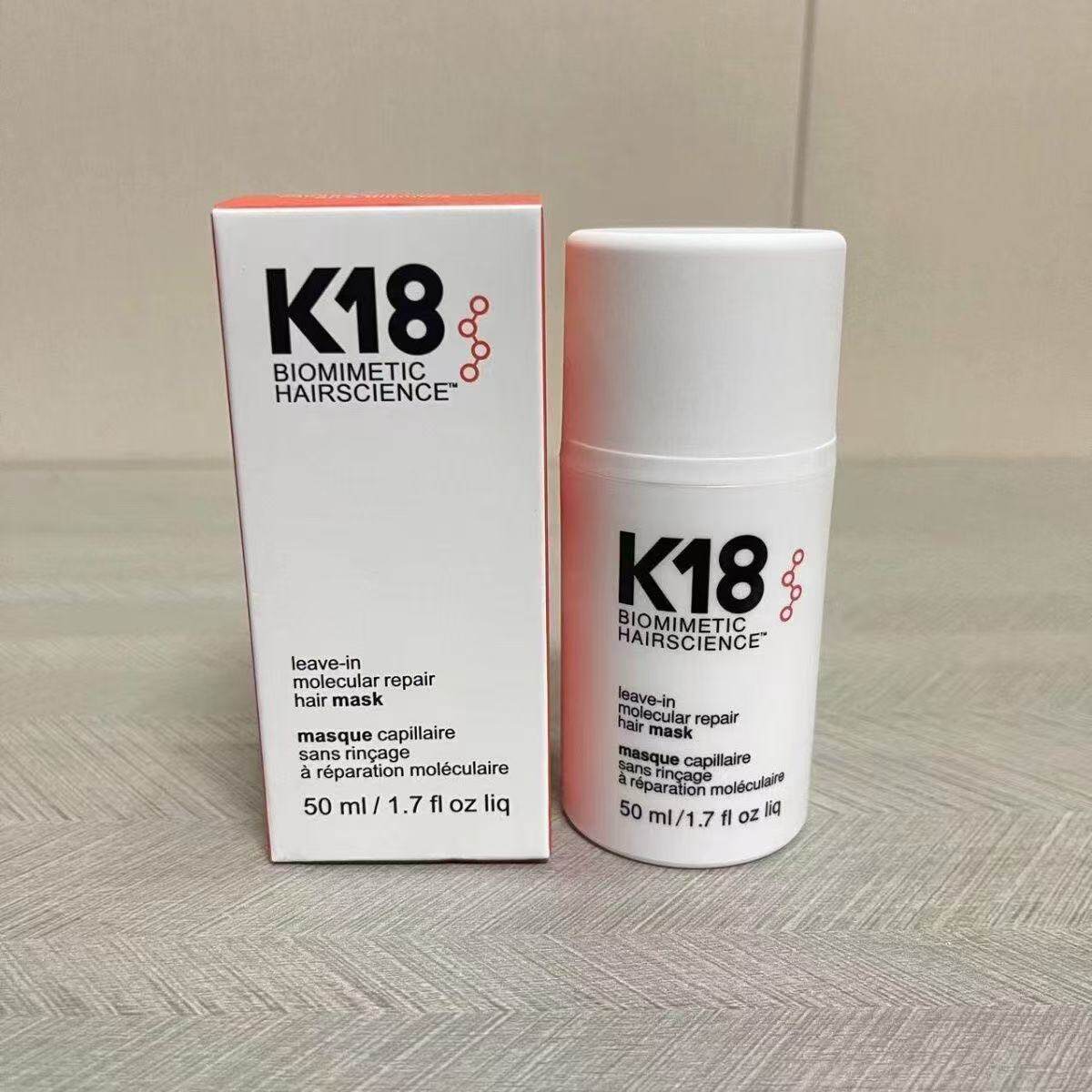 قناع الشعر الأصلي K18 بحجم 50  - مراجعة Hair Care K18 وسعره